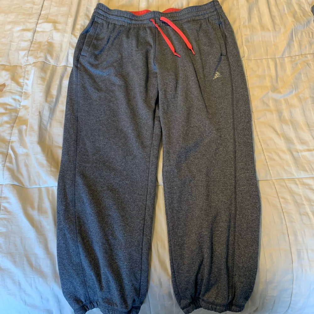 Like new blue heather climawarm adidas sweats